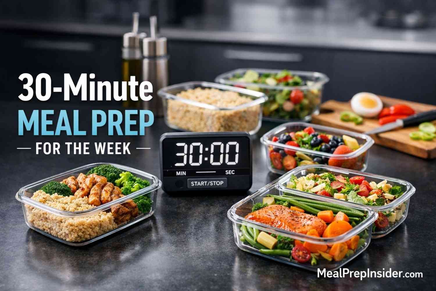 30-minute Meal Prep for the Week