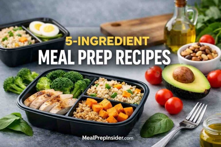 5-Ingredient Meal Prep Recipes