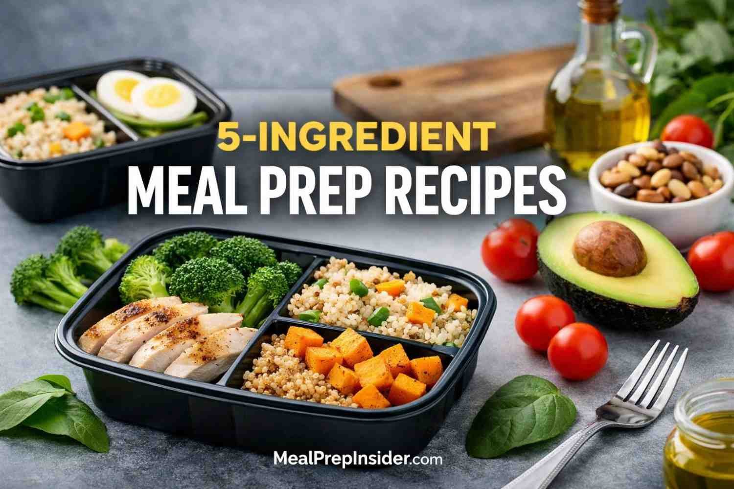 5-Ingredient Meal Prep Recipes