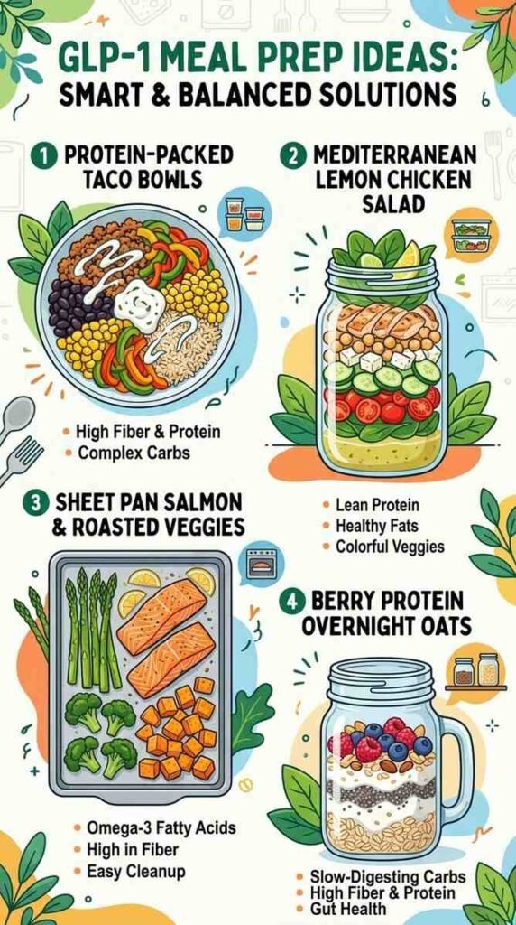 GLP-1 Meal Prep Ideas for Weight Loss