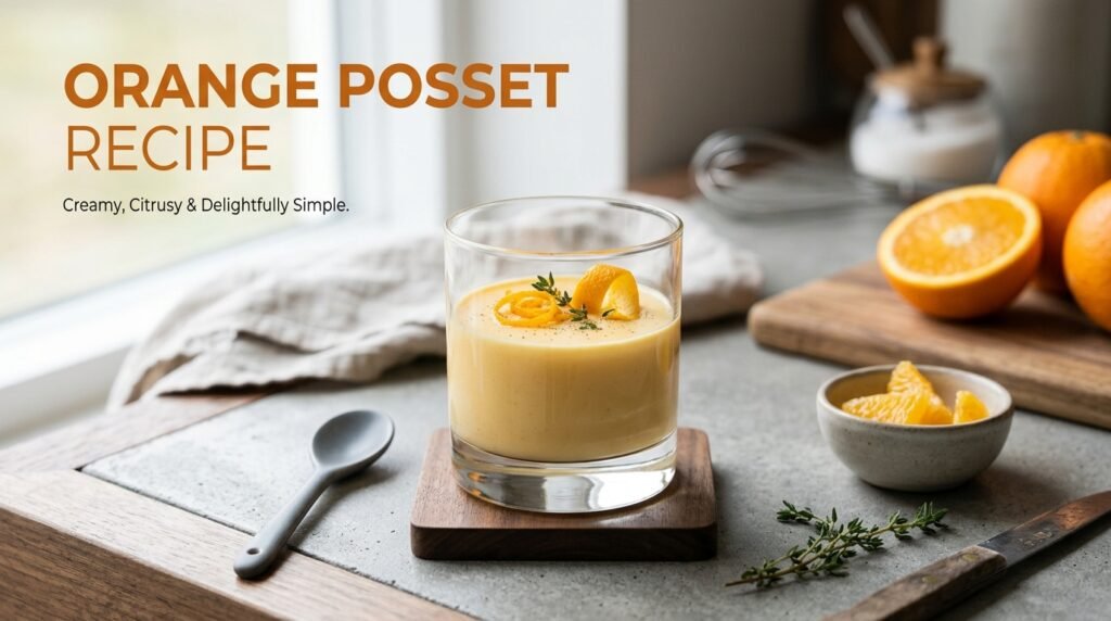 Orange Posset
