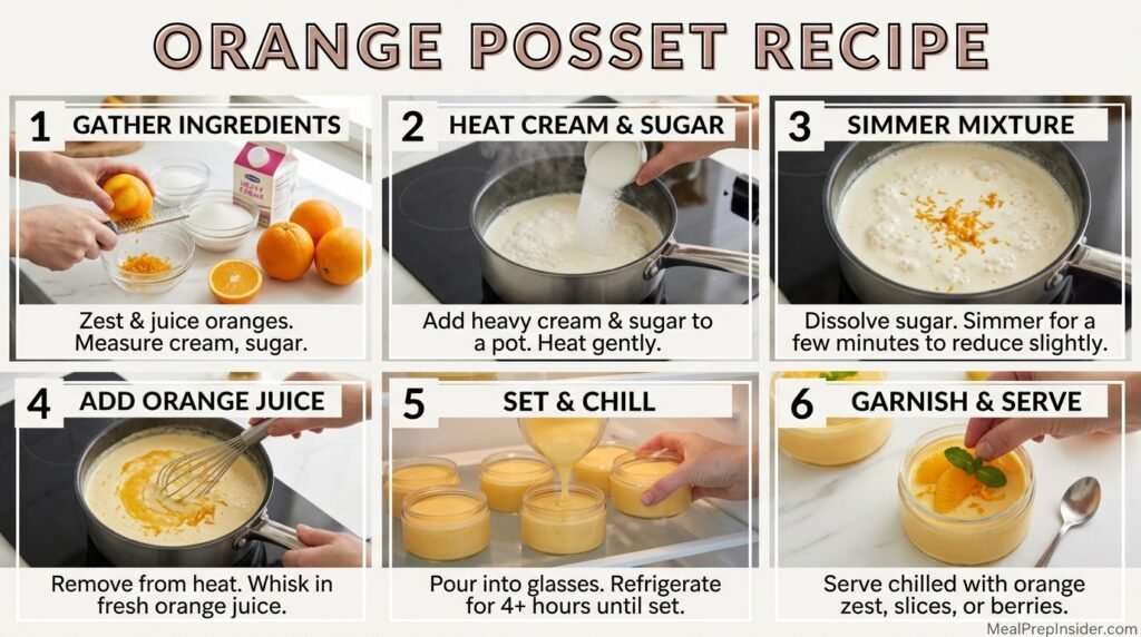 Orange Posset Recipe