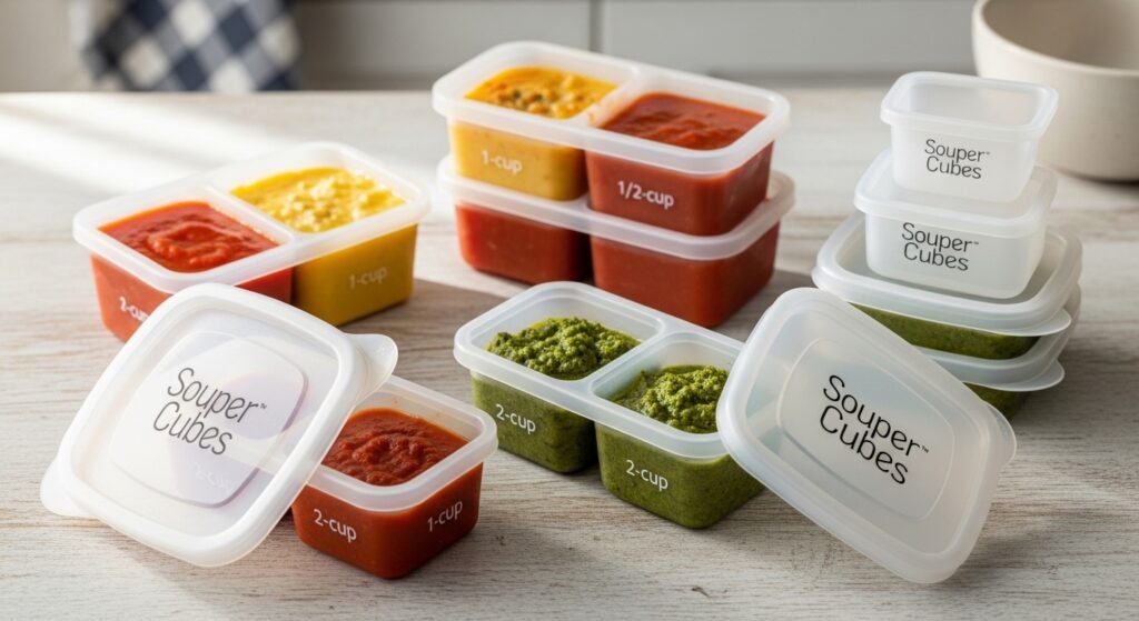 Souper Cubes Freezer Trays with Lids