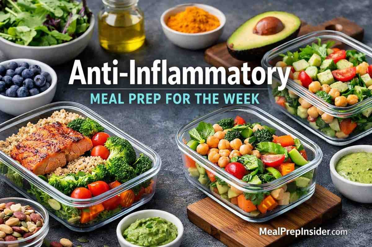 Anti-inflammatory Meal Prep for the Week