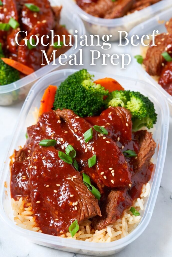 Gochujang Beef Meal Prep