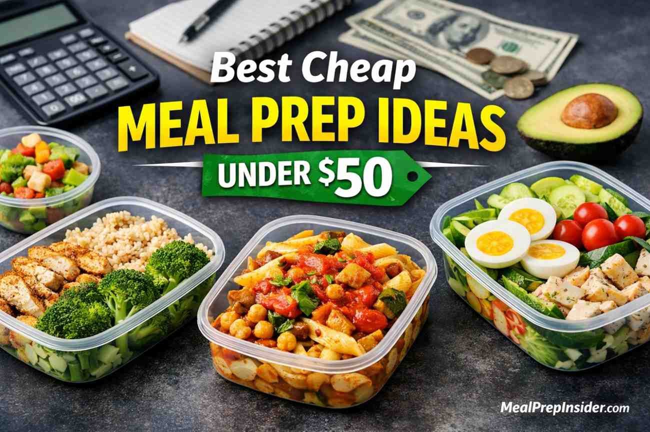 Cheap Meal Prep Ideas Under $50
