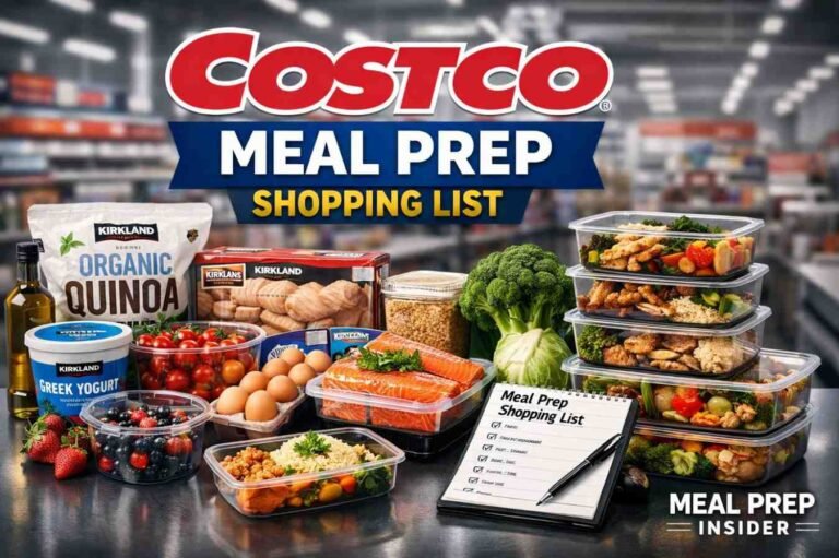 Costco Meal Prep Shopping List