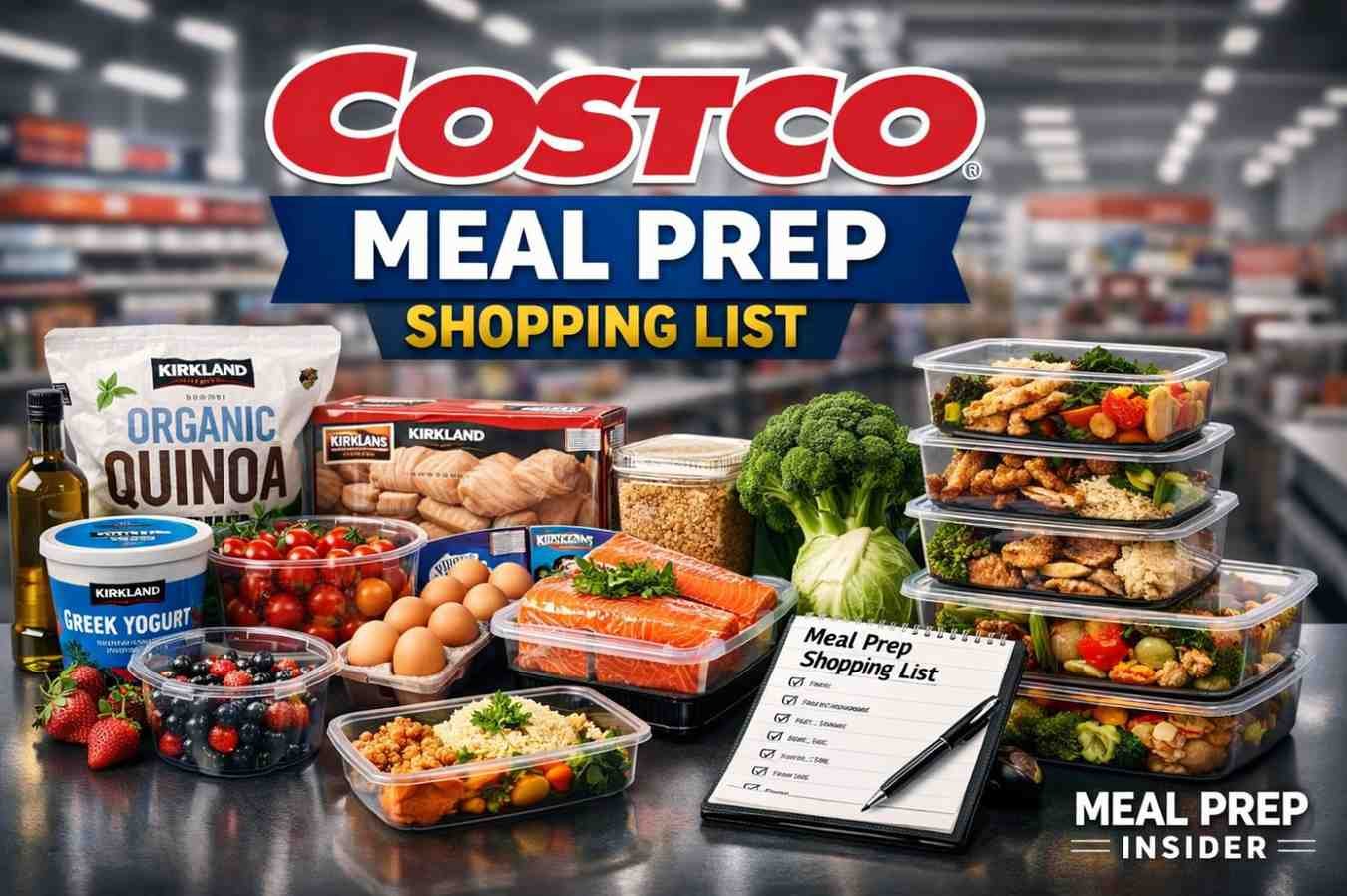 Costco Meal Prep Shopping List