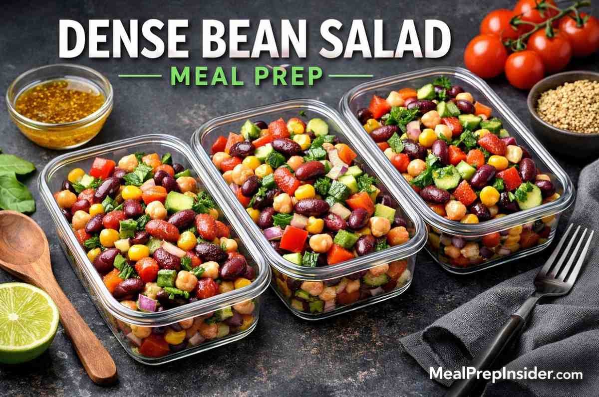 Dense Bean Salad Meal Prep