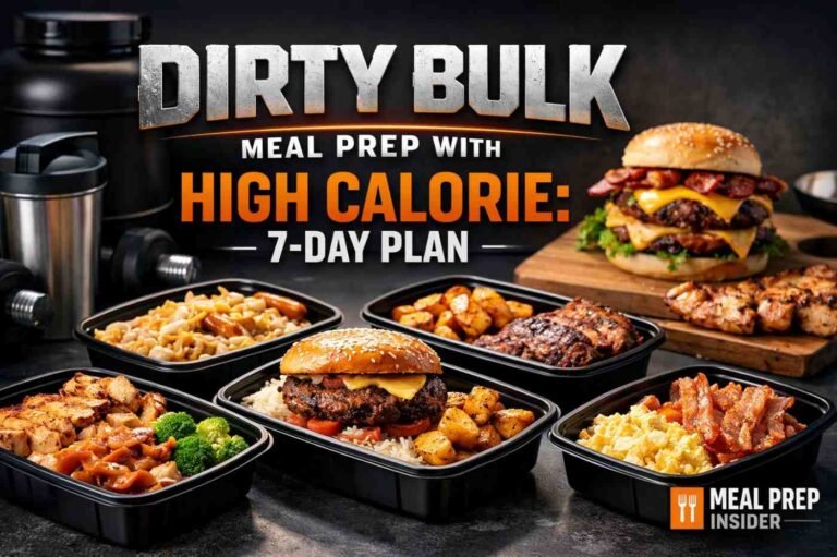 Dirty Bulk Meal Prep