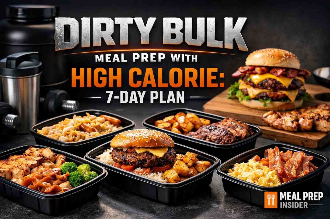 Dirty Bulk Meal Prep