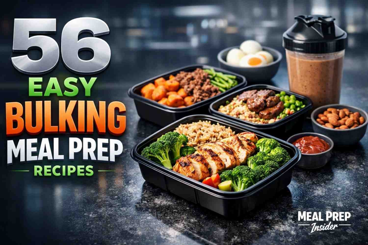 Easy Bulking Meal Prep