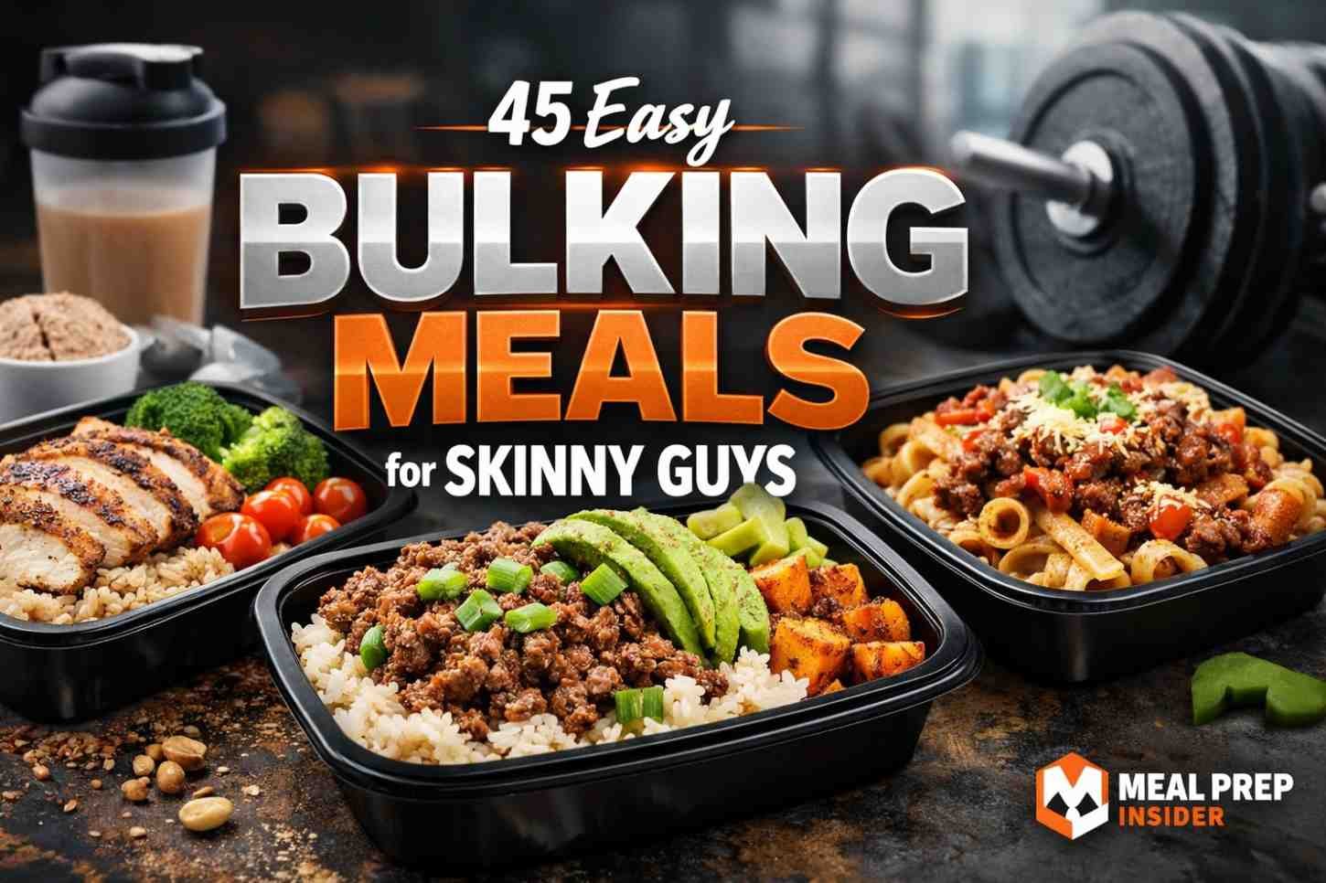 Easy Bulking Meals for Skinny Guys