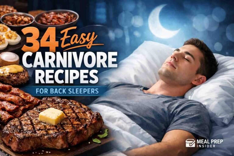 Easy Carnivore Recipes for Back Sleepers
