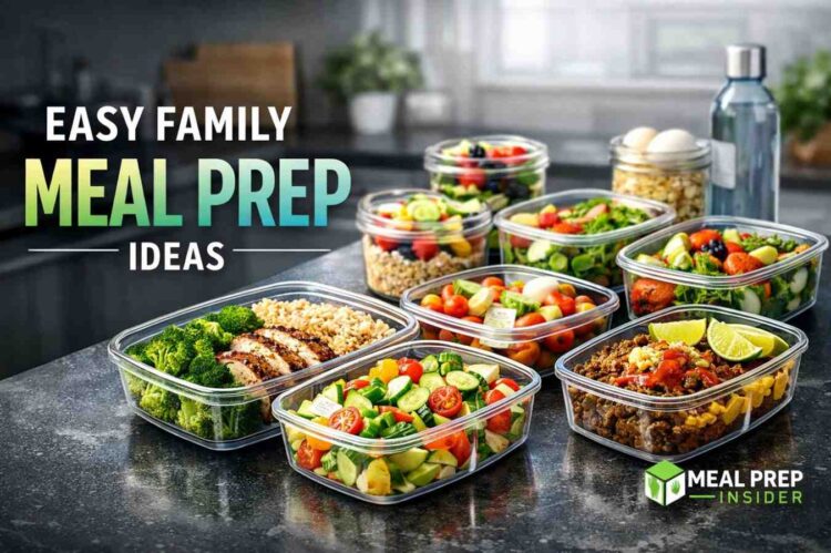Easy Family Meal Prep Ideas for a Family of 4 Without Chaos – Meal Prep ...