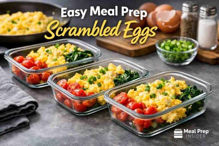 Easy Meal Prep Scrambled Eggs