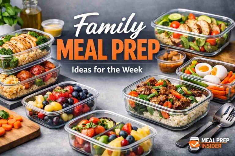 Family Meal Prep Ideas for the Week