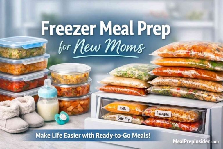 freezer meal prep for new moms