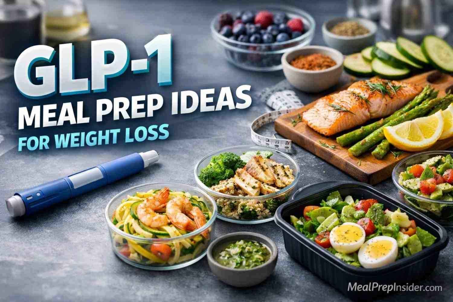 GLP-1 Meal Prep Ideas for Weight Loss