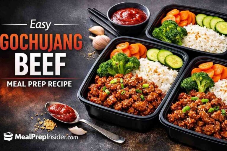 Gochujang Beef Meal Prep