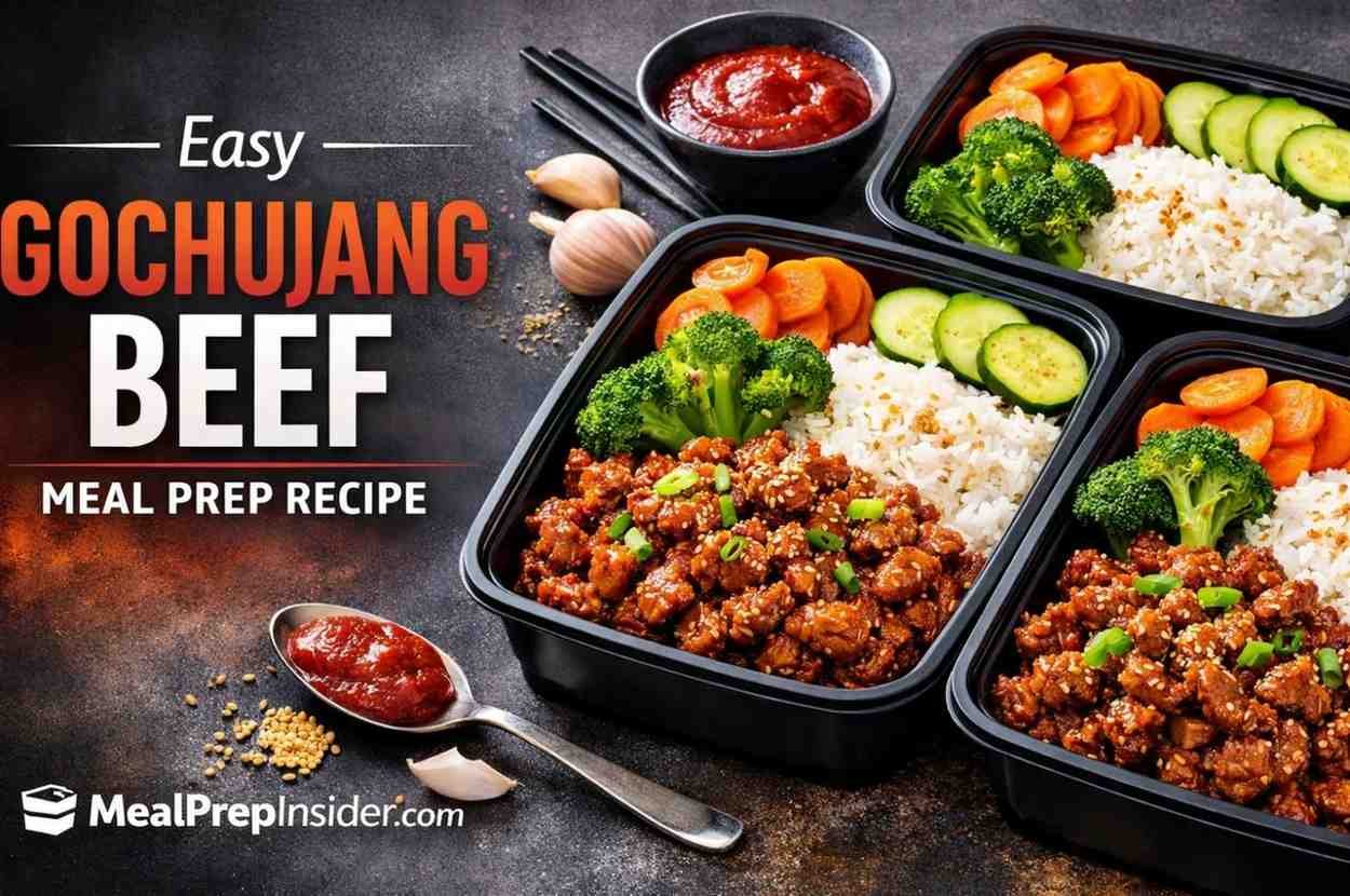 Gochujang Beef Meal Prep