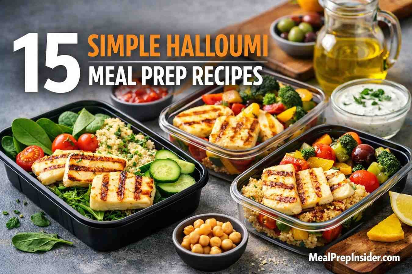 Halloumi Meal Prep Recipes