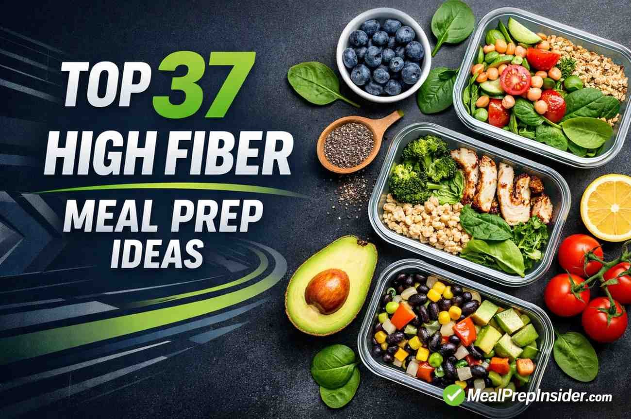 High Fiber Meal Prep Ideas