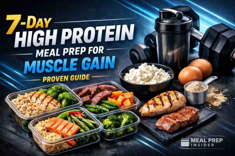 High Protein Meal Prep for Muscle Gain