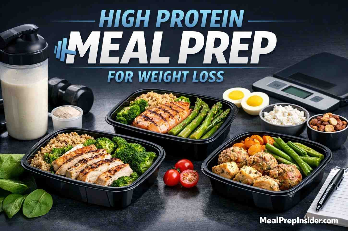 High Protein Meal Prep for Weight Loss