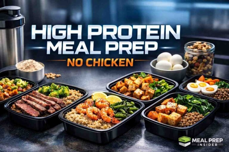 High Protein Meal Prep No Chicken