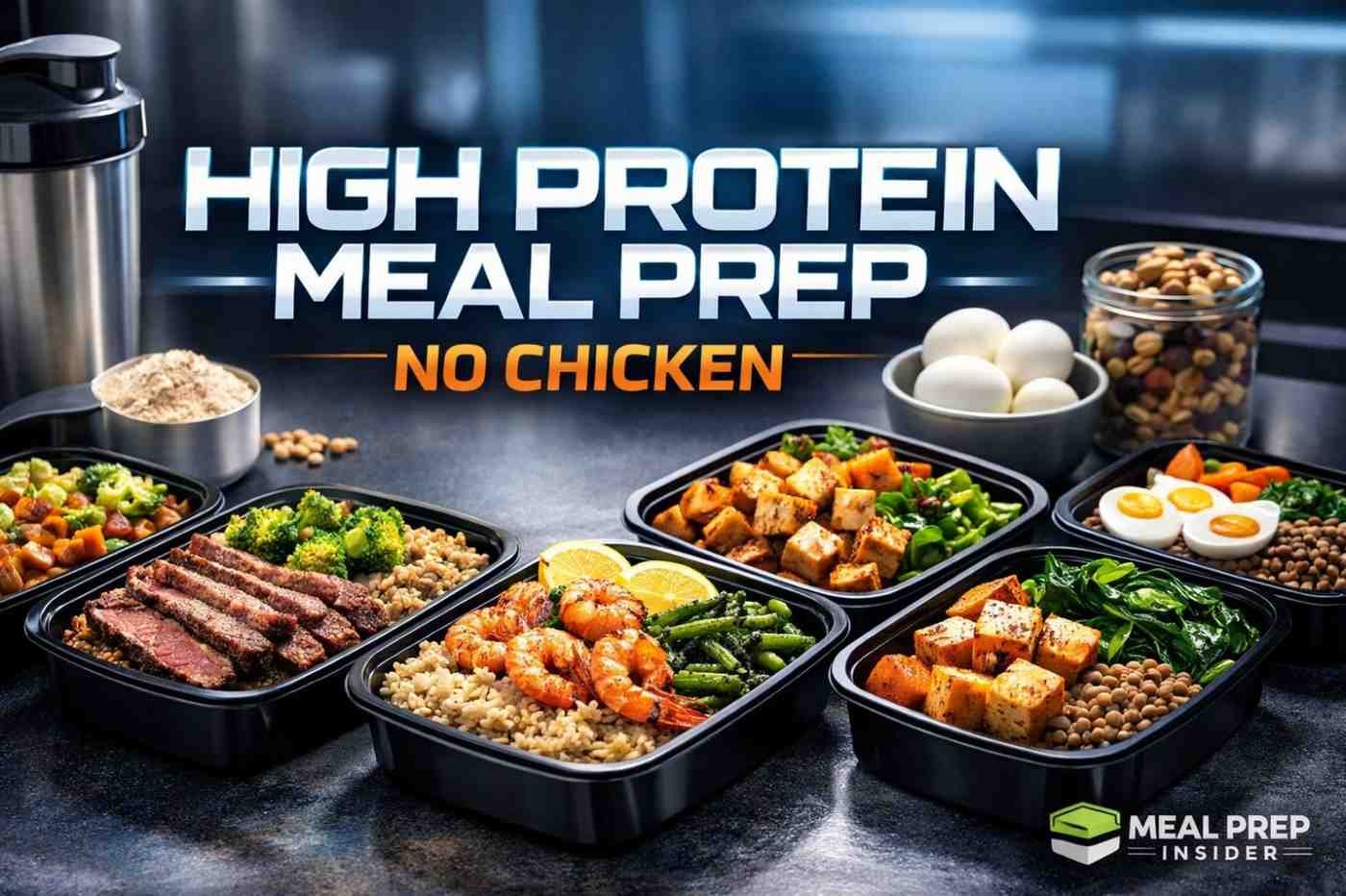 High Protein Meal Prep No Chicken