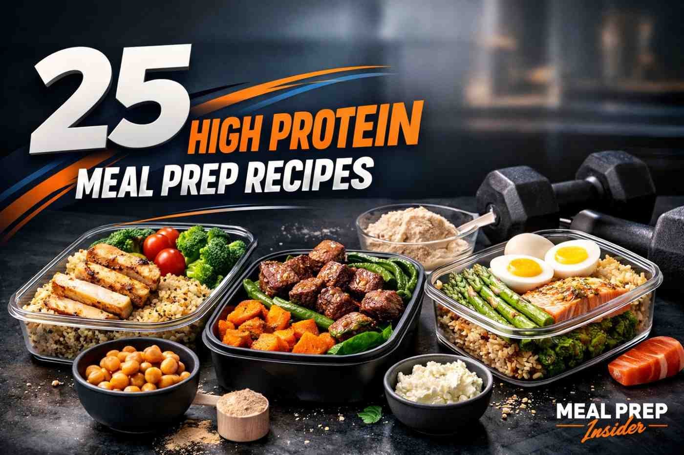 High Protein Meal Prep Recipes