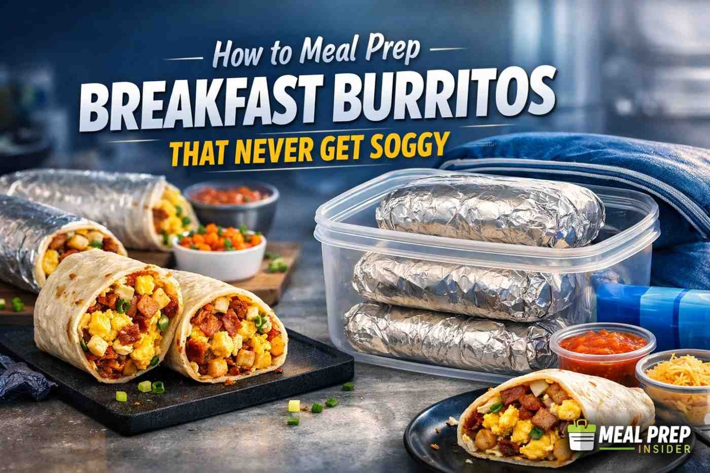 How to Meal Prep Breakfast Burritos