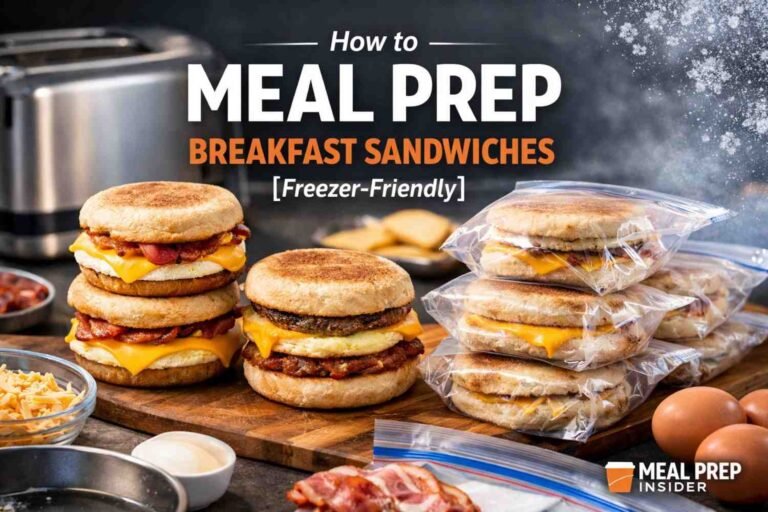 How to Meal Prep Breakfast Sandwiches
