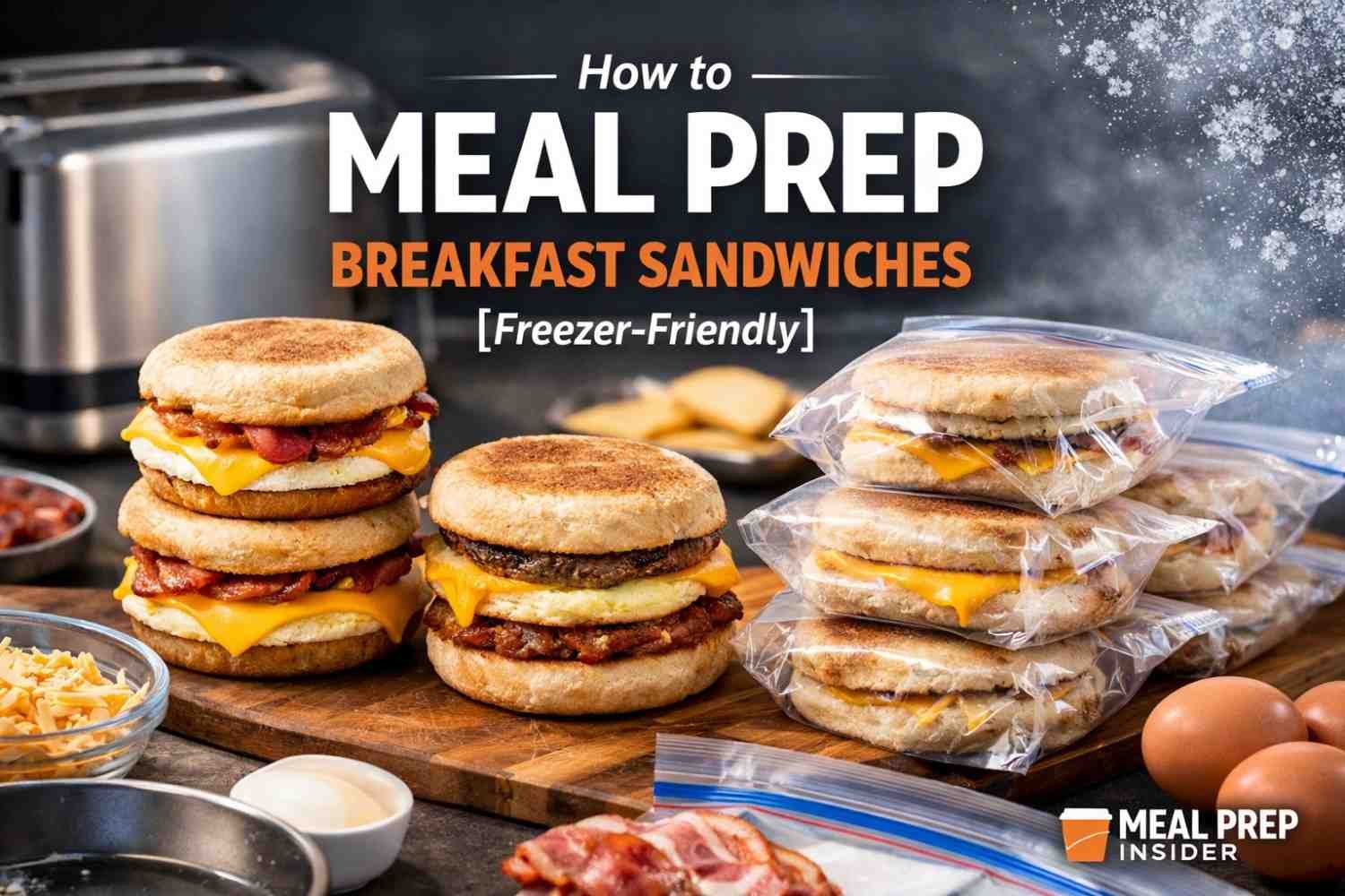 How to Meal Prep Breakfast Sandwiches