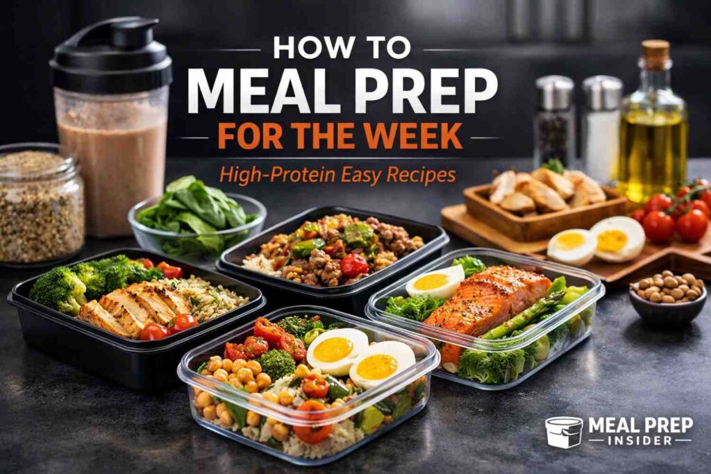 How to Meal Prep for the Week: High-Protein Easy Recipes – Meal Prep ...