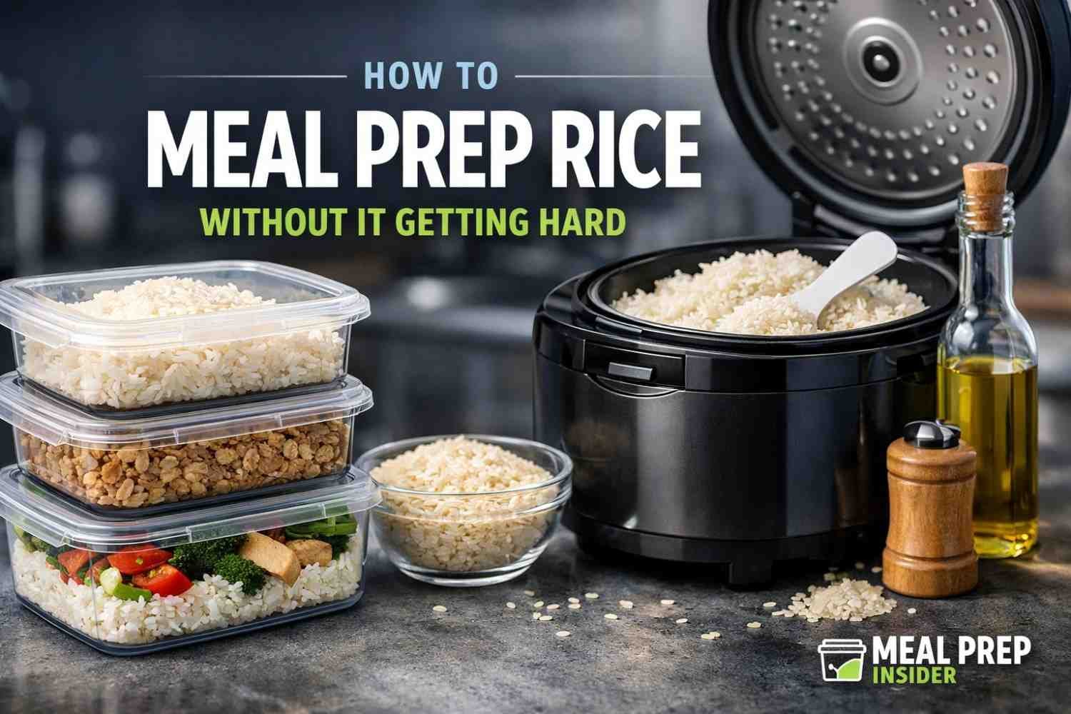 How to Meal Prep Rice Without It Getting Hard