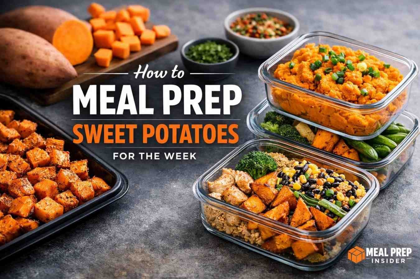 How to Meal Prep Sweet Potatoes
