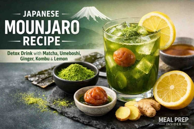 Japanese Mounjaro Recipe