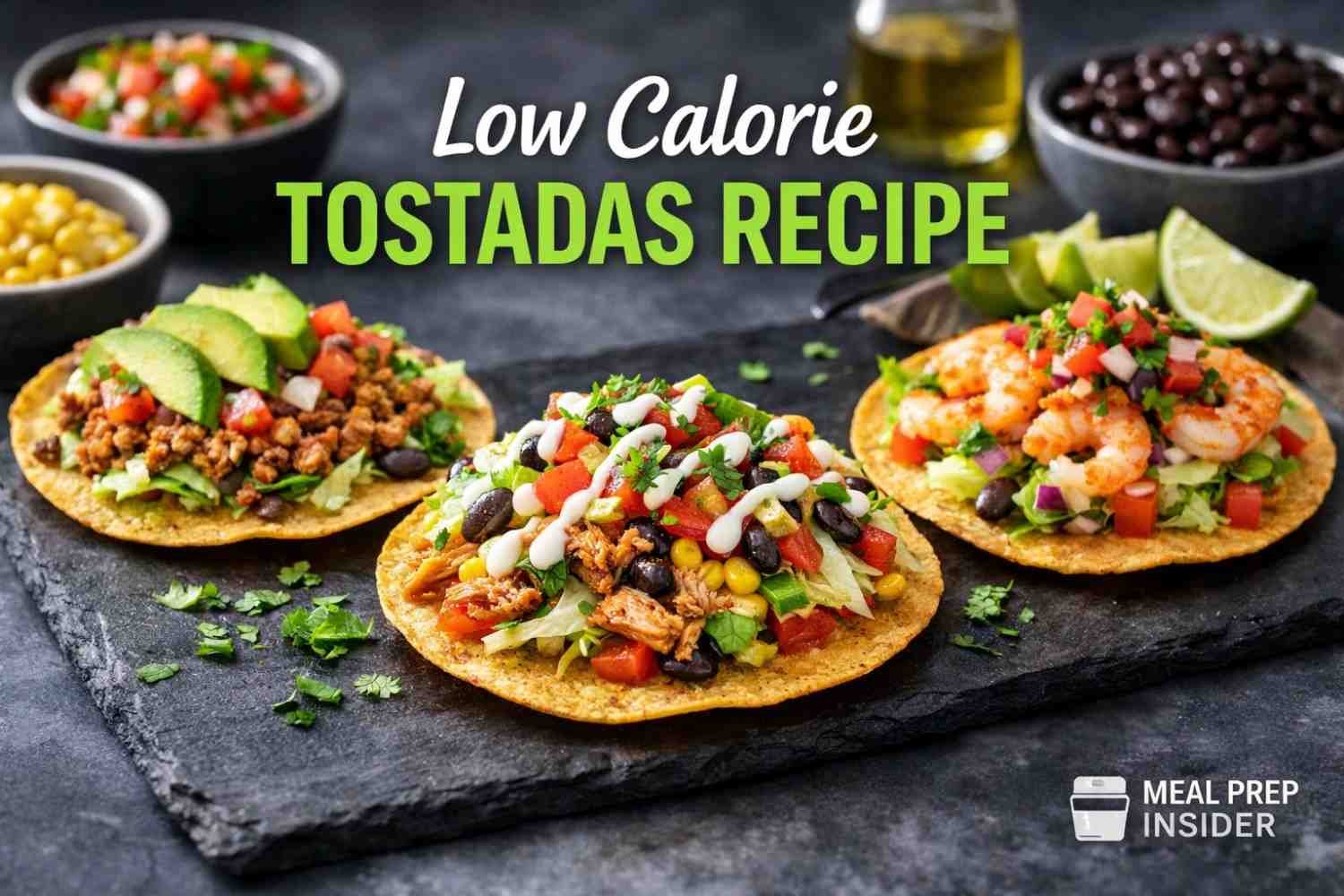Low Calorie Tostadas Recipe