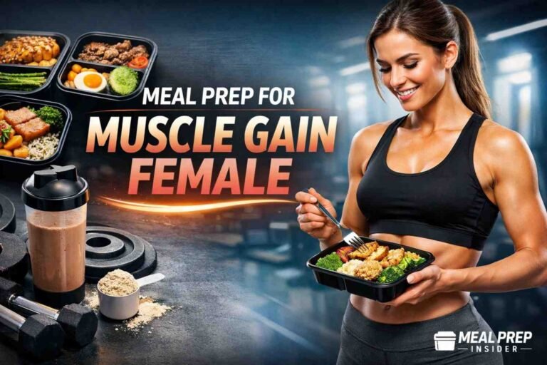 Meal Prep for Muscle Gain Female