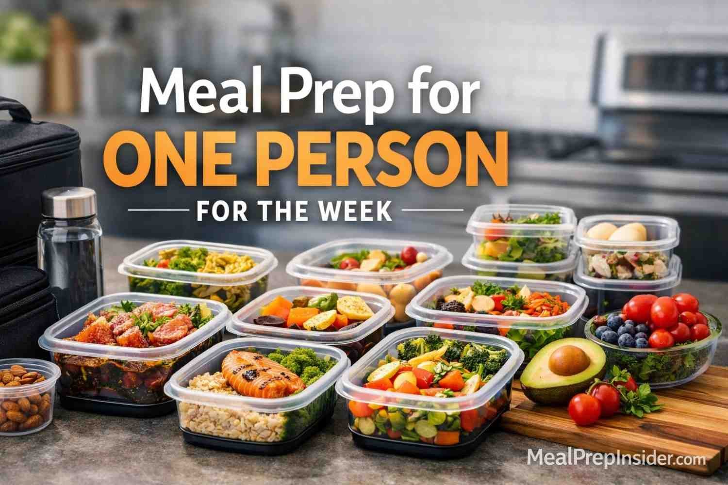 Meal Prep for One Person for the Week