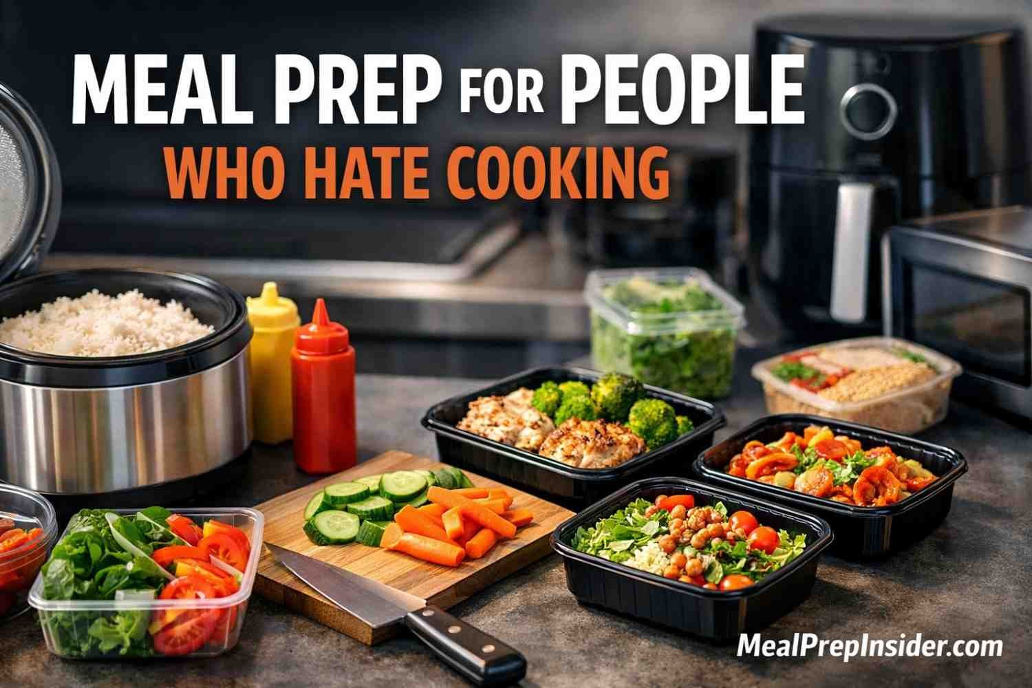 meal prep for people who hate cooking