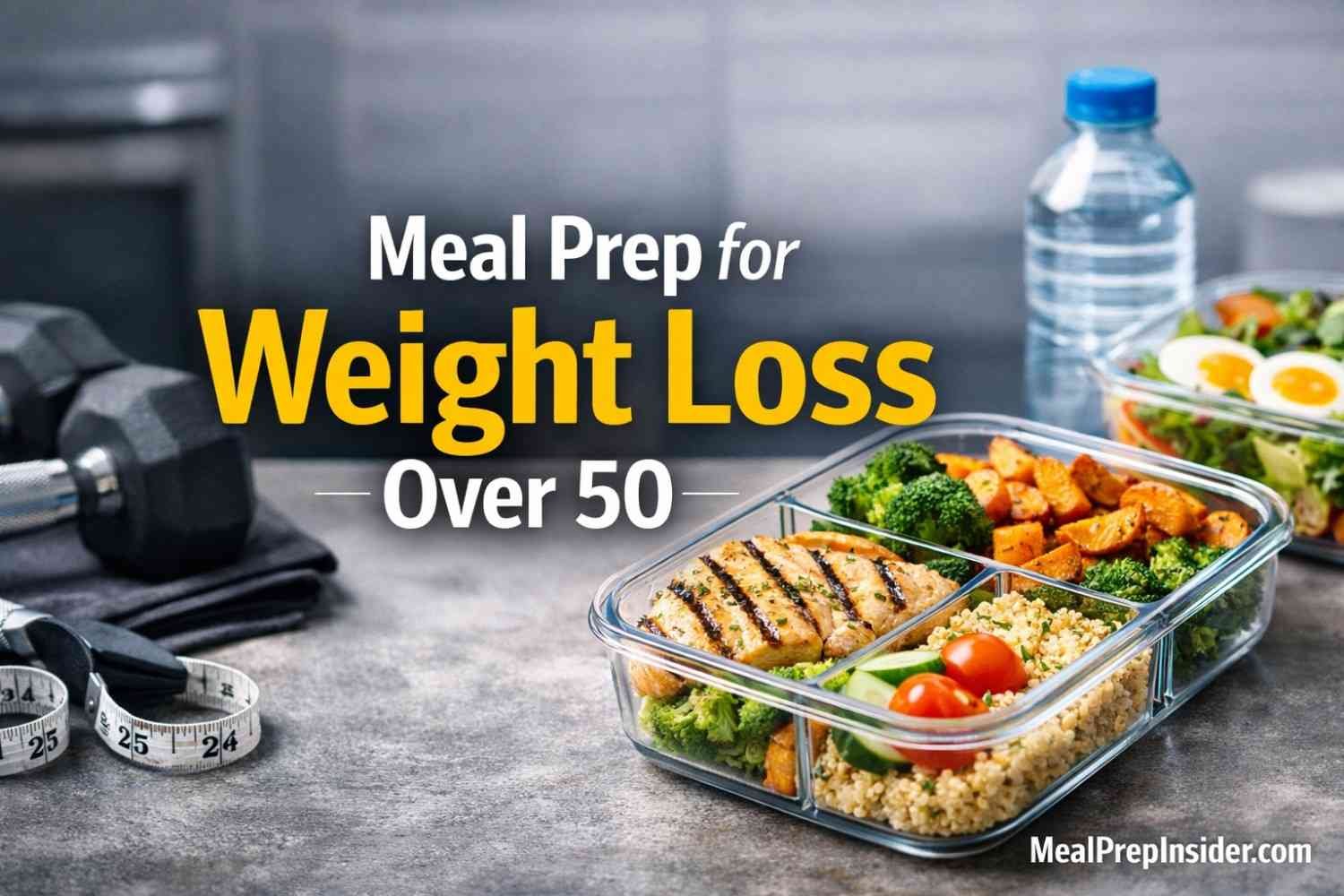Meal Prep for Weight Loss Over 50
