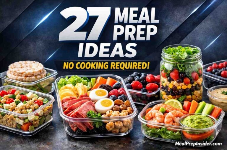 Meal Prep Ideas No Cooking Required