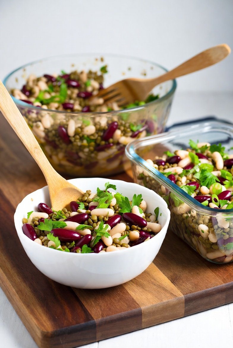 Dense Bean Salad Meal Prep