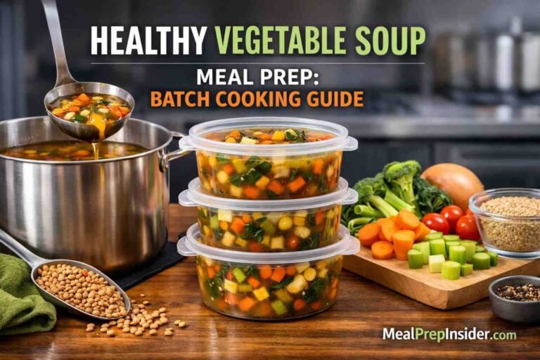 Vegetable Soup Meal Prep