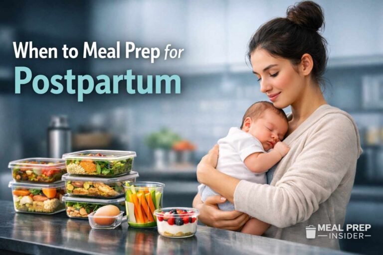 When to Meal Prep for Postpartum