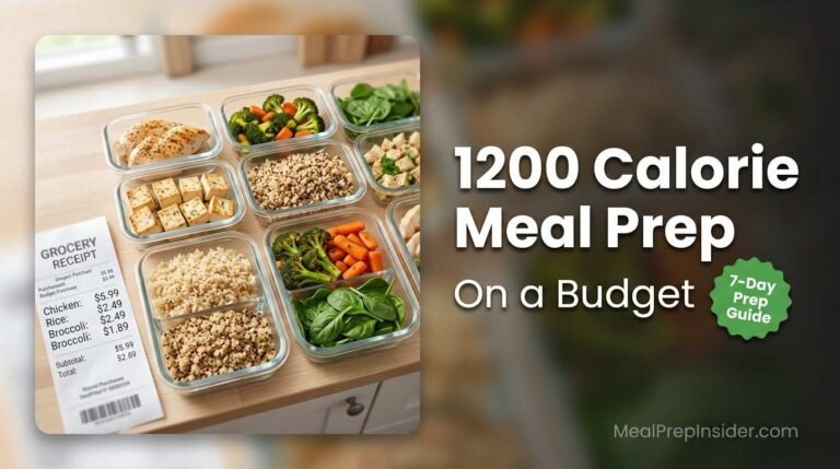 1200 calorie meal prep