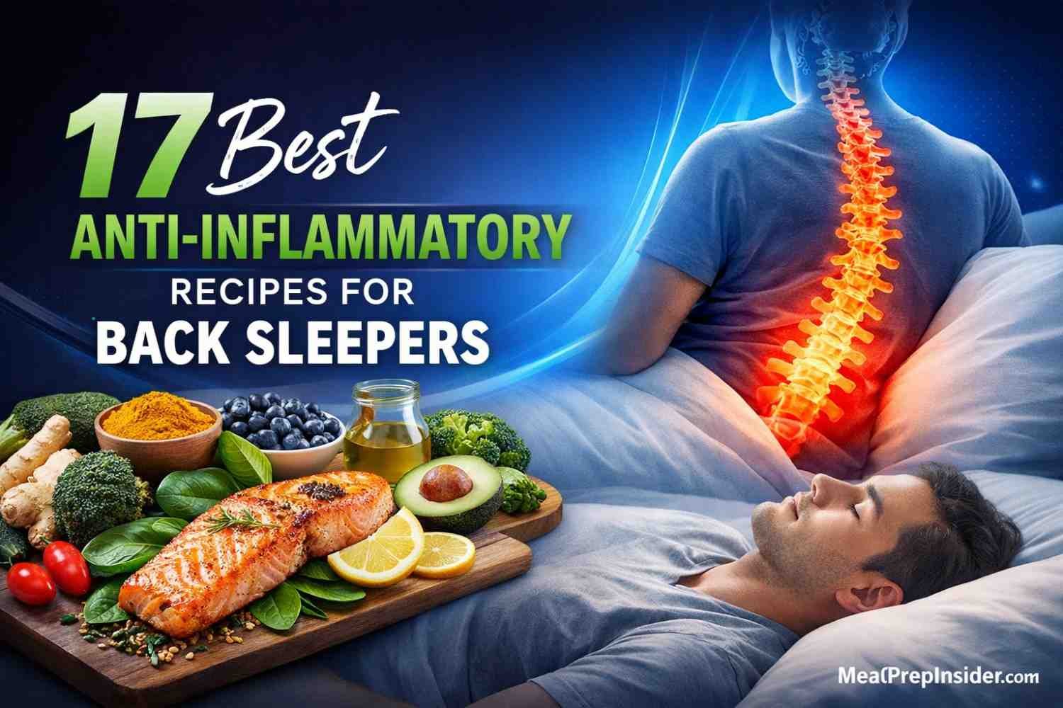 anti inflammatory recipes for back sleepers